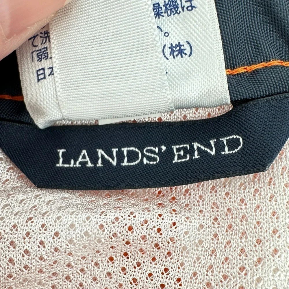 Lands’ End Men’s Stylish Orange Swim Shorts New Lined w/Pockets Swim Size 42
